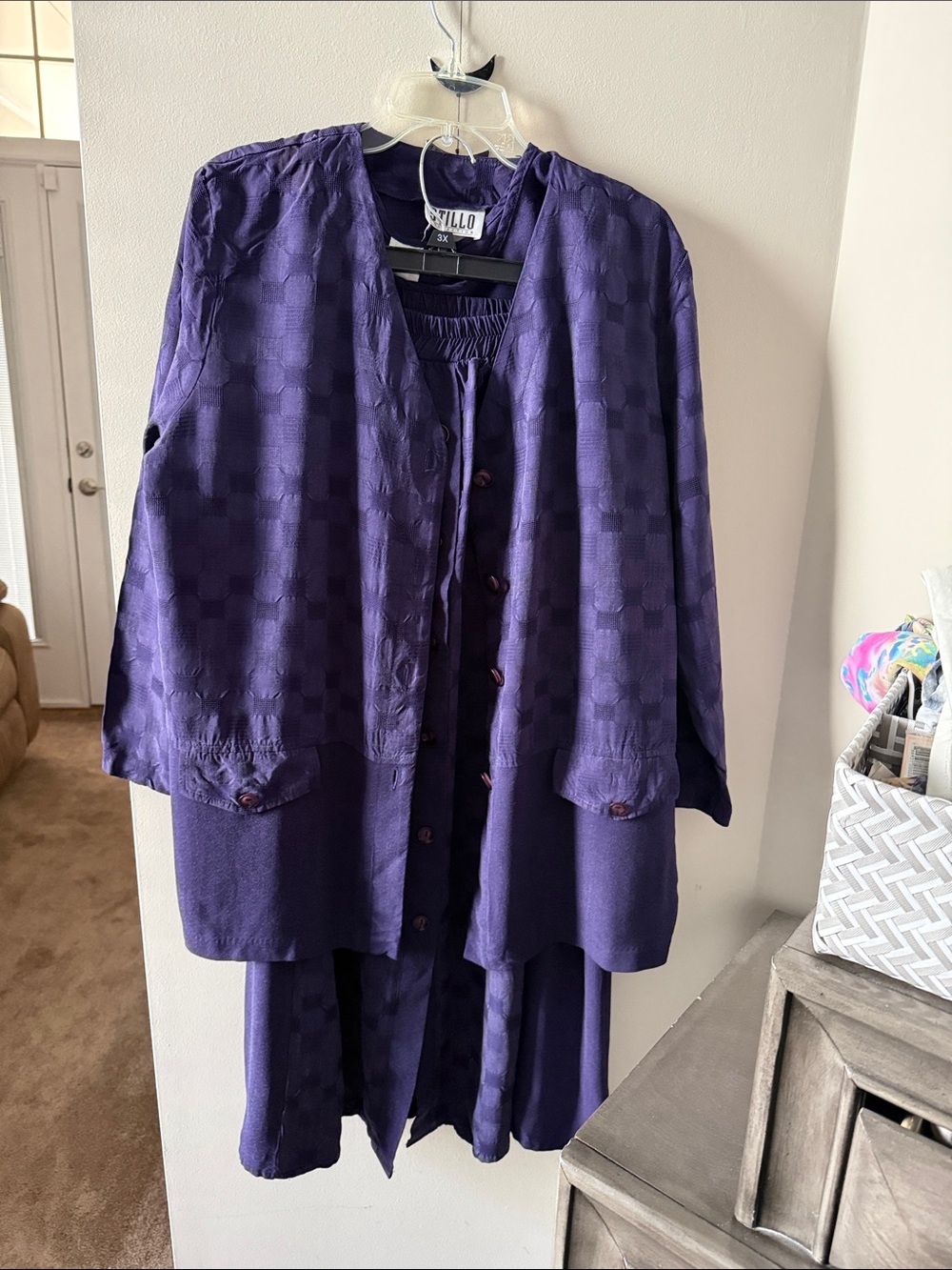 Women's Purple three piece set